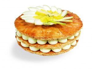 Mille-feuille-Pistach-Griotte